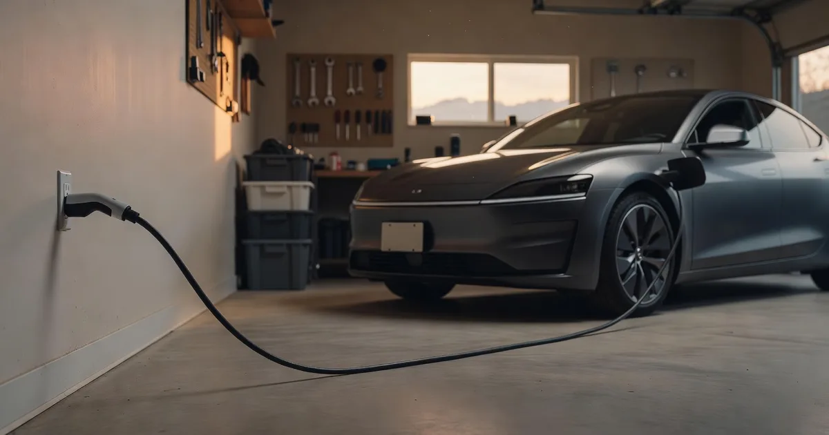 Level 1 charging: 3.4 to 5.5 miles an hour from a 120 V outlet